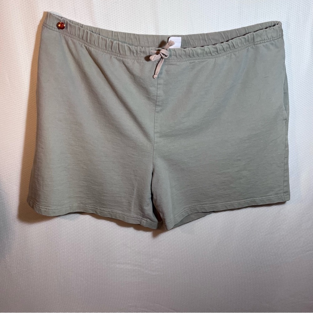 Cherokee Olive Green Athletic Shorts women’s plus size 22 Drawstring waist - Picture 7 of 9